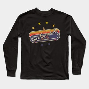 Glen Campbell ElaCuteOfficeGirl Vintage Long Sleeve T-Shirt